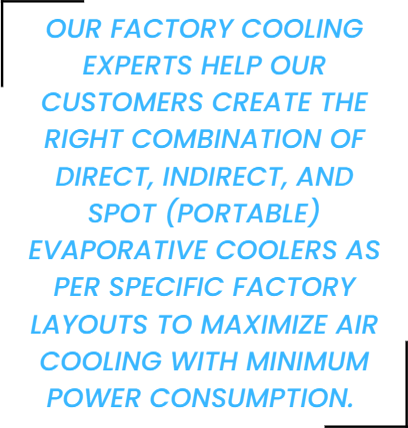 Maximize Return on Investment with evaporative air cooling in large industrial areas maximize return on investment with evaporative air cooling in large industrial areas
